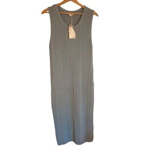 NWT Hem & Thread Sage Green Bodycon Knit Dress Sz Medium